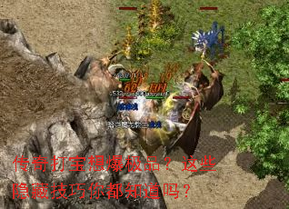 传奇打宝想爆极品?这些隐藏技巧你都知道吗? 传奇打宝想爆极品?这些隐藏技巧你都知道吗?