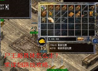 尸王殿具体怎么走?求详细路线攻略。 尸王殿具体怎么走?求详细路线攻略。