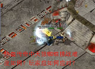 热血传奇中天狼蜘蛛挑战难度如何?玩家应如何应对? 热血传奇中天狼蜘蛛挑战难度如何?玩家应如何应对?