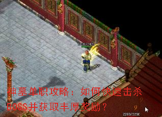神墓单职攻略:如何快速击杀BOSS并获取丰厚奖励? 神墓单职攻略:如何快速击杀BOSS并获取丰厚奖励?