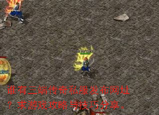 谁有三端传奇私服发布网址?求游戏攻略与技巧分享。 谁有三端传奇私服发布网址?求游戏攻略与技巧分享。