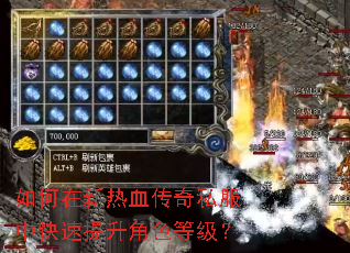 如何在新热血传奇私服中快速提升角色等级? 如何在新热血传奇私服中快速提升角色等级?