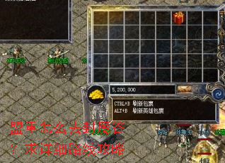 盟重怎么去封魔谷?求详细路线攻略 盟重怎么去封魔谷?求详细路线攻略