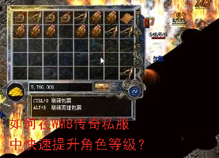 如何在WM8传奇私服中快速提升角色等级? 如何在WM8传奇私服中快速提升角色等级?