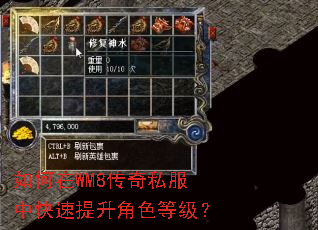 如何在WM8传奇私服中快速提升角色等级? 如何在WM8传奇私服中快速提升角色等级?