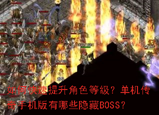 如何快速提升角色等级?单机传奇手机版有哪些隐藏BOSS? 如何快速提升角色等级?单机传奇手机版有哪些隐藏BOSS?
