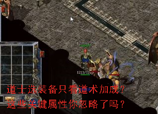 道士选装备只看道术加成?这些关键属性你忽略了吗? 道士选装备只看道术加成?这些关键属性你忽略了吗?