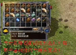 传奇私服石阁试炼怎么打?有哪些基础技巧与通关要点? 传奇私服石阁试炼怎么打?有哪些基础技巧与通关要点?