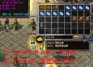 战士如何在传奇SF中快速赚钱?装备强化需要哪些材料? 战士如何在传奇SF中快速赚钱?装备强化需要哪些材料?