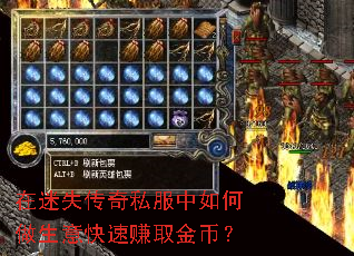 在迷失传奇私服中如何做生意快速赚取金币? 在迷失传奇私服中如何做生意快速赚取金币?