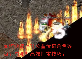 如何快速提升公益传奇角色等级?有哪些高效打宝技巧? 如何快速提升公益传奇角色等级?有哪些高效打宝技巧?