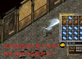 如何快速提升复古传世2角色等级与装备战力? 如何快速提升复古传世2角色等级与装备战力?
