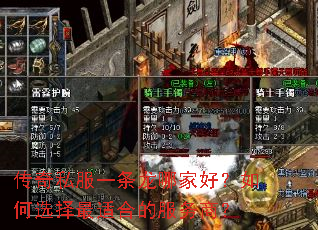 传奇私服一条龙哪家好?如何选择最适合的服务商? 传奇私服一条龙哪家好?如何选择最适合的服务商?