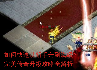 如何快速从新手升到满级?完美传奇升级攻略全解析 如何快速从新手升到满级?完美传奇升级攻略全解析