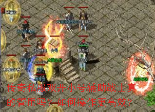 传奇私服双开小号辅助战士真的管用吗?如何操作更高效? 传奇私服双开小号辅助战士真的管用吗?如何操作更高效?