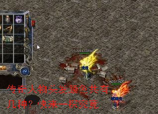 传奇人物头发颜色共有几种?快来一探究竟 传奇人物头发颜色共有几种?快来一探究竟