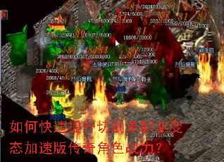如何快速提升切割单职业变态加速版传奇角色战力? 如何快速提升切割单职业变态加速版传奇角色战力?